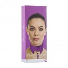 Фиолетовый кожаный воротничек с поводком Purple Ouch