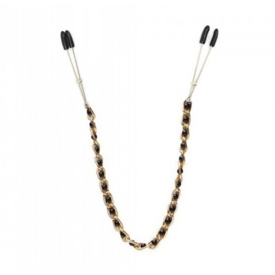 Длинные зажимы на соски Gold and Black Длинные зажимы на соски Gold and Black
