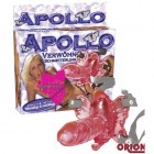 Клиторальный стимулятор с вращением Вибро Apollo розовый