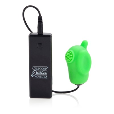 Набор из вибро-яичка и силиконовой насадки Gyrating Contour