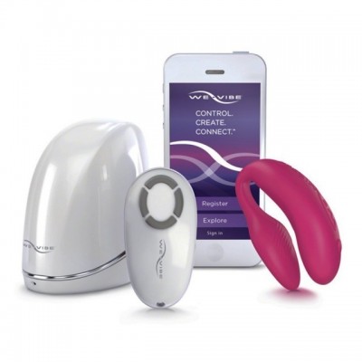 We-Vibe 4 Plus Вибромассажер розовый с дистанционным пультом We-Vibe 4 Plus Вибромассажер розовый с дистанционным пультом