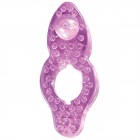 Лавандовое силиконовое кольцо Silicone Love Ring