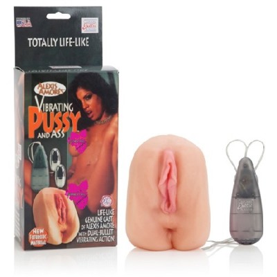 Попка и киска с вибрацией Alexis Amores