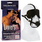 Маска и кляп черные Lover s Headgear