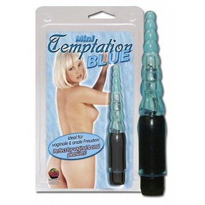 Вибратор анальный Temptation Mini Blue