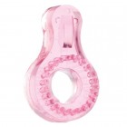 Розовое кольцо со стимулятором #1