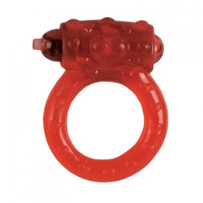 Красное кольцо на пенис Love Stuff