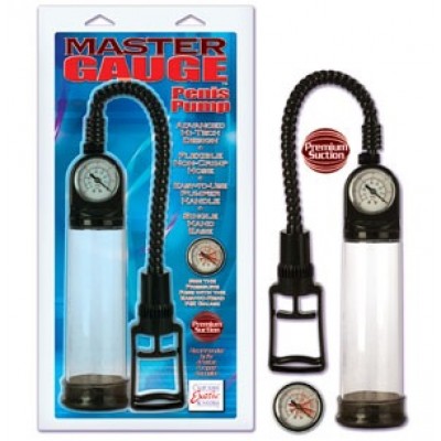 Вакуумная помпа со встроенным манометром Master Gauge