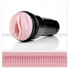 Вагина-мастурбатор с поперечными ребрышками Fleshlight: Pink Wonder Wave Lady