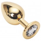 Анальное украшение Golden Plug Large бриллиант