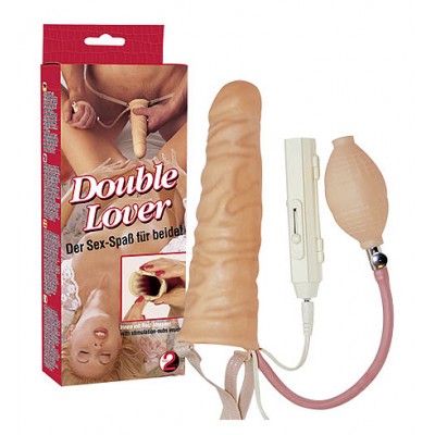 Фаллоимитатор полый с вибрацией Double Lover Фаллоимитатор полый с вибрацией Double Lover