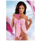Топ и стринги розовые Dafne M/L