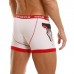 Мужские красно-белые боксеры Hustler Revolver XL