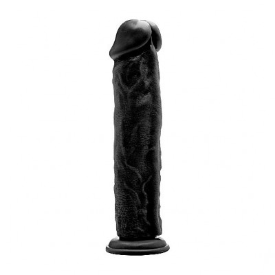 Большой фаллоимитатор для фистинга Realistic Cock 11 in Black Большой фаллоимитатор для фистинга Realistic Cock 11 in Black