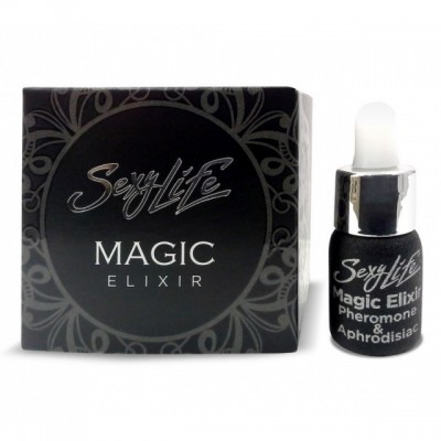 Концентрат феромонов с афродизиаком унисекс Sexy Life Magic Elixir 5 мл Концентрат феромонов с афродизиаком унисекс Sexy Life Magic Elixir 5 мл
