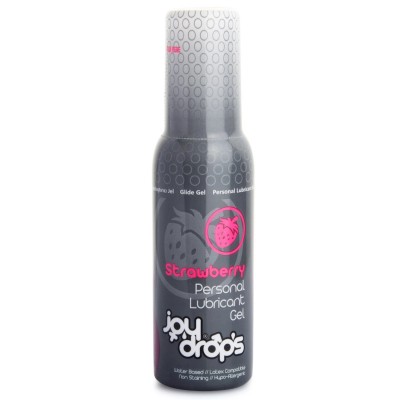Смазка JoyDrops со вкусом клубники (на водной основе) 100 мл Смазка JoyDrops со вкусом клубники (на водной основе) 100 мл