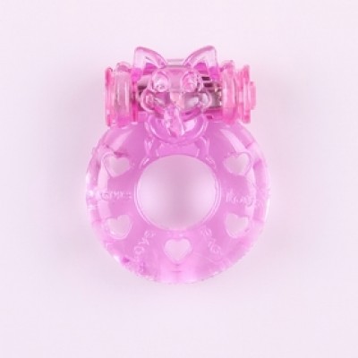 Виброкольцо розового цвета