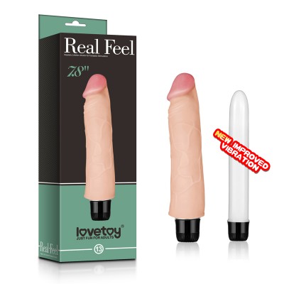 Вибратор фаллос Real Feel cyberskin Vibrator 7,8