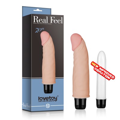 Вибратор фаллос Real Feel cyberskin Vibrator 7,0