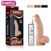 Фаллоимитатор с вибрацией на присоске кофейный Real Extreme with super Girthy