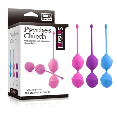 Вагинальные шарики Psyches Clutch голубые
