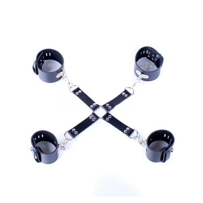 Бондажные наручники и поножи