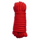 Верёвка для бондажа красная 10 м