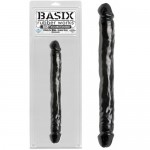 Двухсторонний фаллоимитатор Basix Rubber Works 12" Double Dong Black