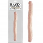 Двухсторонний фаллоимитатор Basix Rubber Works 12" Double Dong Flesh