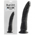 Фаллоимитатор на присоске Basix Rubber Works Slim 7" with Suction Cup Black