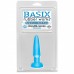 Анальная пробка Basix Rubber Works Beginners Butt Plug Blue
