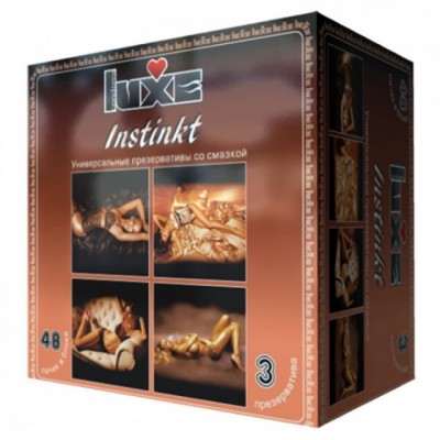 Презервативы Luxe №3 Instinkt 3 шт