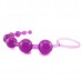 Анальная цепочка из 8 шариков Sexy Beads фиолетовая