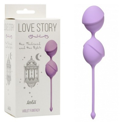 Вагинальные шарики Love Story One Thousand and One Nights Violet Вагинальные шарики Love Story One Thousand and One Nights Violet