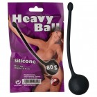 Вагинальный шарик Heavy Ball 80 гр черный