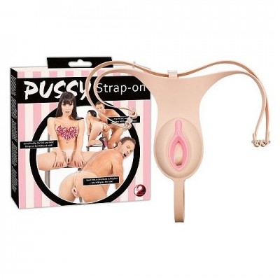 Латексные трусики-страпон с вагиной Strap-On Pussy Латексные трусики-страпон с вагиной Strap-On Pussy