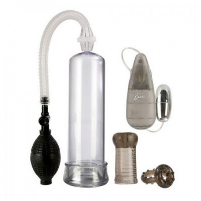 Помпа, кольцо, мини-мастурбатор и вибро-яичко Sta-Hard