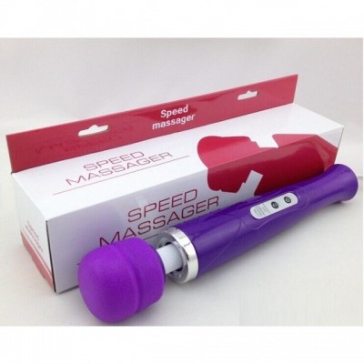 Фиолетовый массажер Magic Wand с 10 режимами вибрации Фиолетовый массажер Magic Wand с 10 режимами вибрации