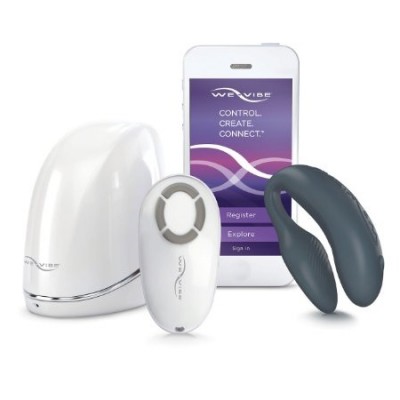 We-Vibe 4 Plus Вибромассажер серый с дистанционным пультом We-Vibe 4 Plus Вибромассажер серый с дистанционным пультом