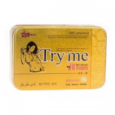 Try me возбуждающее средство для женщин 6 шт Try me возбуждающее средство для женщин 6 шт