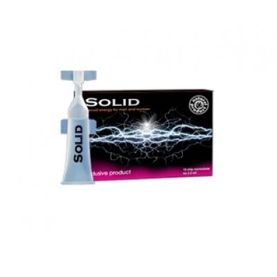 Возбуждающие капли Solid для двоих 10 шт по 2,5 мл Возбуждающие капли Solid для двоих 10 шт по 2,5 мл