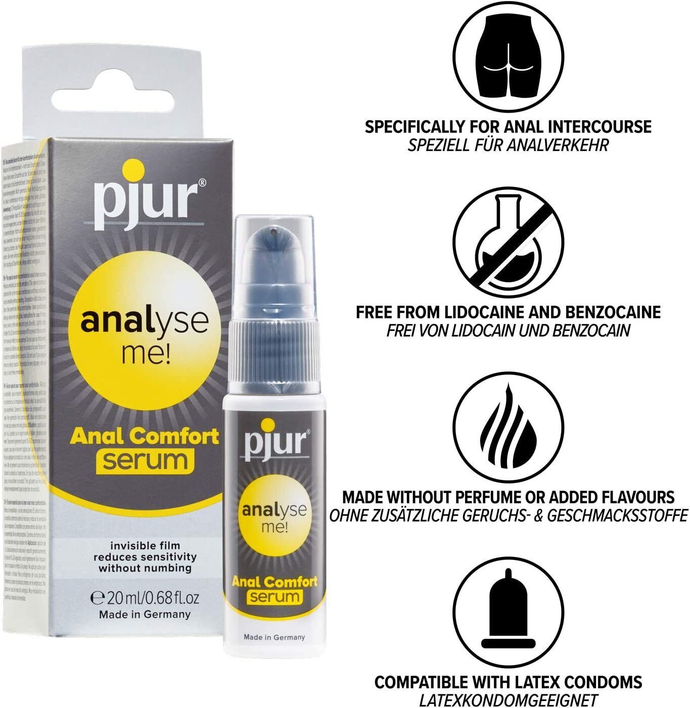 Сексуальное наслаждение с расслабляющим анальным гелем Analyse me! glide 100 ml Сексуальное наслаждение с расслабляющим анальным гелем Analyse me! glide 100 ml